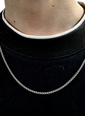 方珠盒子纯钛嘻哈情侣项链佛牌