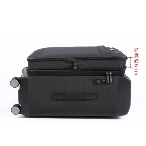 Чемодан, вместительный и большой комплект, 20 дюймов, 24 дюймов, ткань оксфорд