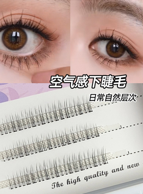 单根下睫毛分段式眼睫朵毛