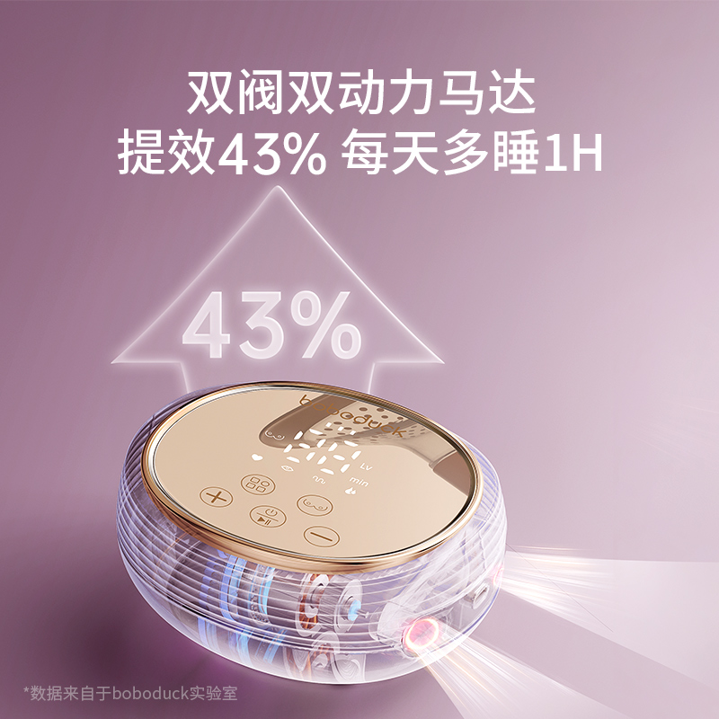 boboduck大嘴鸭吸奶器电动双边按摩吸奶全自动吸乳器乳集奶器