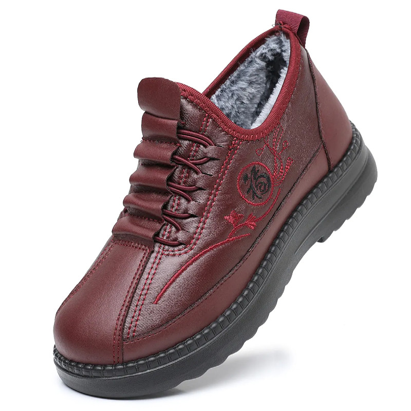 冬季加绒加厚防滑保暖防水妈妈鞋棉靴老北京布鞋女棉鞋老人奶奶鞋,淘宝优惠券,粉丝福利购,淘宝优惠卷