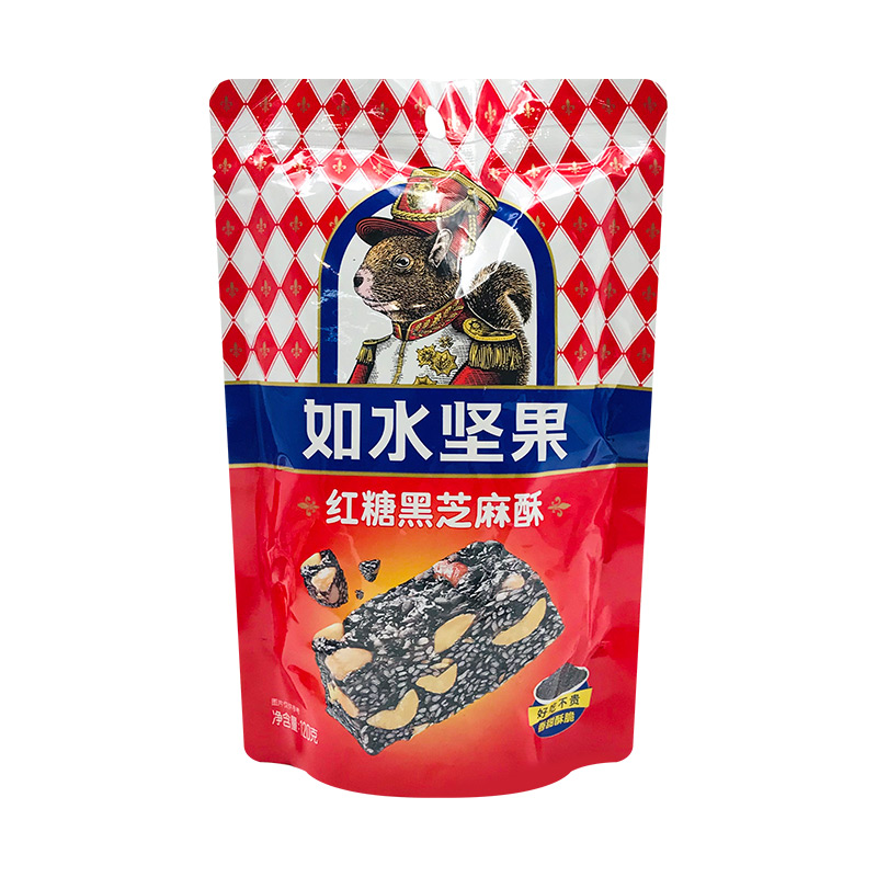 裸价临期 坚果 红糖黑芝麻酥椰蓉腰果酥红糖黑豆100g-120g - 图0