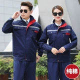 Демисезонный комбинезон, нарукавники, мужской износостойкий хлопковый комплект, защита от ожогов, делается под заказ