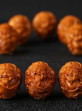 1.9铁核多宝财神（文竹）手串