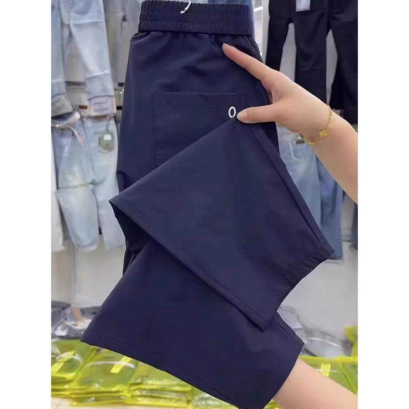 速干 干运动裤女2025夏季新款薄款透气小个子休闲 百搭八分老爹罗,淘宝优惠券,粉丝福利购,淘宝优惠卷