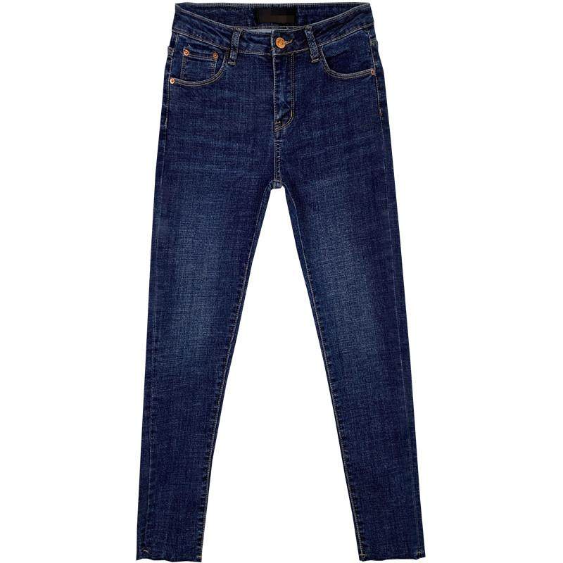 韩国牛仔烟管裤女2025秋冬新款紧身九分显瘦加绒加厚绒修身高腰~,淘宝优惠券,粉丝福利购,淘宝优惠卷