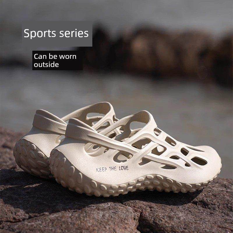 男士夏季外套2025新款休闲运动凉鞋男士包头木屐防滑软底沙滩鞋,淘宝优惠券,粉丝福利购,淘宝优惠卷