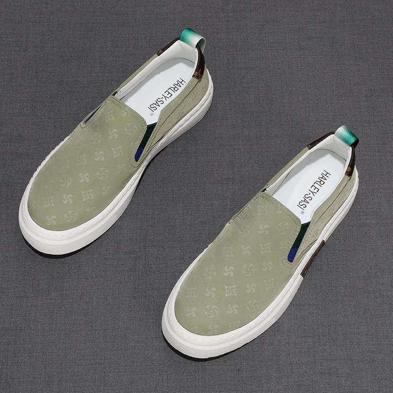 〖MessContiy Tsmr〗好脚感会说话~颜值线上帆布鞋男一脚蹬乐福鞋,淘宝优惠券,粉丝福利购,淘宝优惠卷