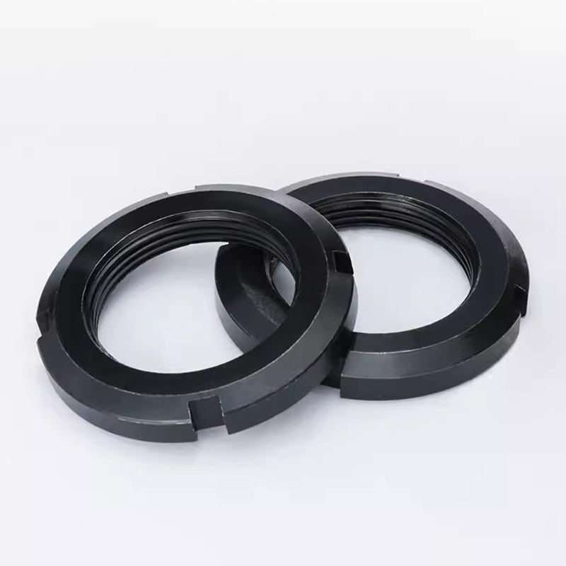 薄款圆螺母开槽锁紧元螺母止退圆螺母M10M2030M45M55M65M7580-200 - 图2