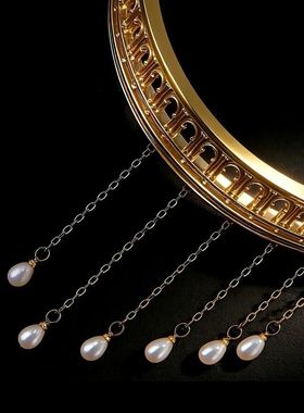 「宫廷拱廊」Choker镂空项链珍珠流苏吊坠复古优雅风精致颈饰配饰