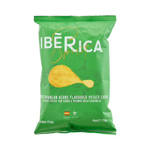 盒马代购伊利比亚匠心地中海风味原切薯片膨化食品115g西班牙进口 - 图0