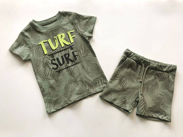 外贸Y单夏季新款童装 男童儿童纯棉印花短袖T恤+短裤套装 2-6岁,淘宝优惠券,粉丝福利购,淘宝优惠卷