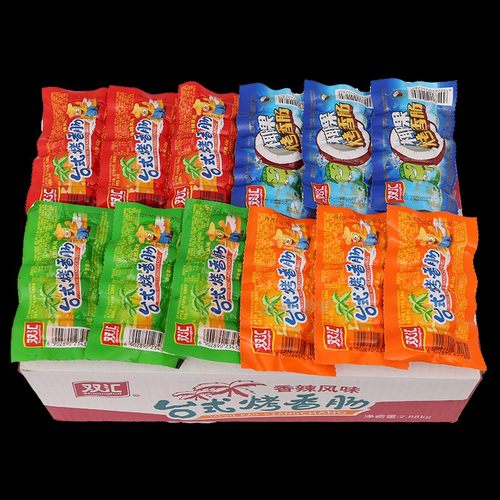双汇台式烤香肠香辣椰果原味38g/40g混合组合火腿肠小热狗肠零食 - 图2