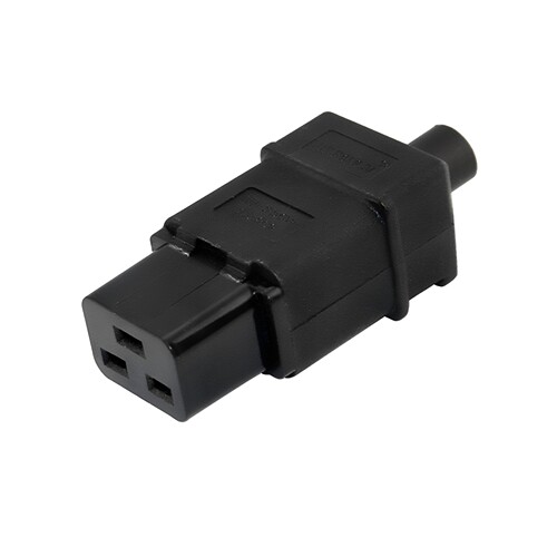 16A服务器插头 电源品字插头 公插头IEC320/PDU/UPS /APC/C20插头 - 图2