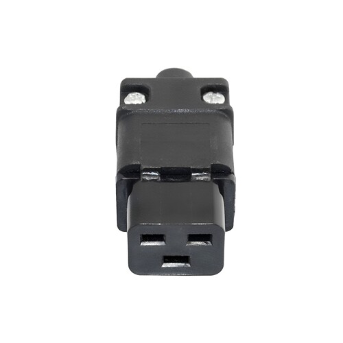 16A服务器插头 电源品字插头 公插头IEC320/PDU/UPS /APC/C20插头 - 图1