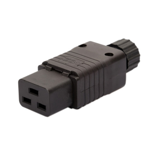 全铜服务器接线插头IEC320-C19 C20品字16A  PDU/UPS可接拆线插头 - 图2
