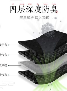 3双除臭留香鞋垫男吸汗防臭透气运动皮鞋鞋垫子女软底舒适