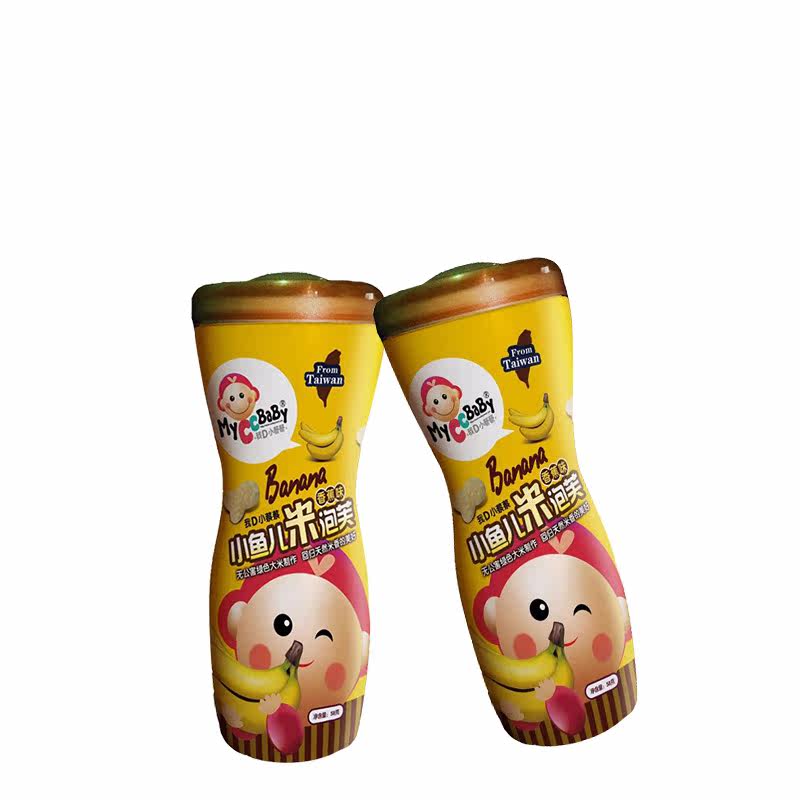 我d小蔡蔡台湾品牌小鱼儿小泡芙 myccbaby我d小蔡蔡膨化食品