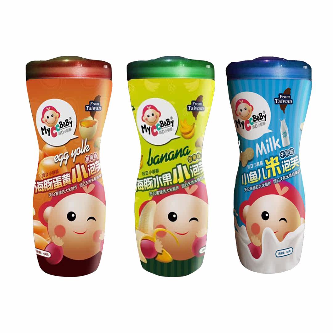 我d小蔡蔡小鱼儿海豚小宝宝泡芙 myccbaby我d小蔡蔡膨化食品