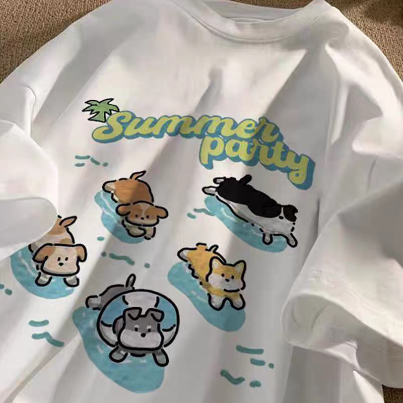 【任选3件】棉棉印象复古短袖t恤3件