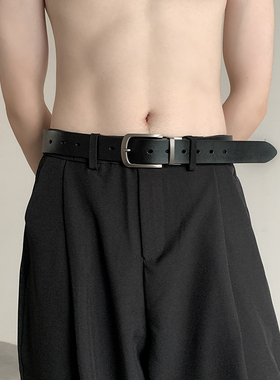 男士真皮针扣百搭休闲腰带
