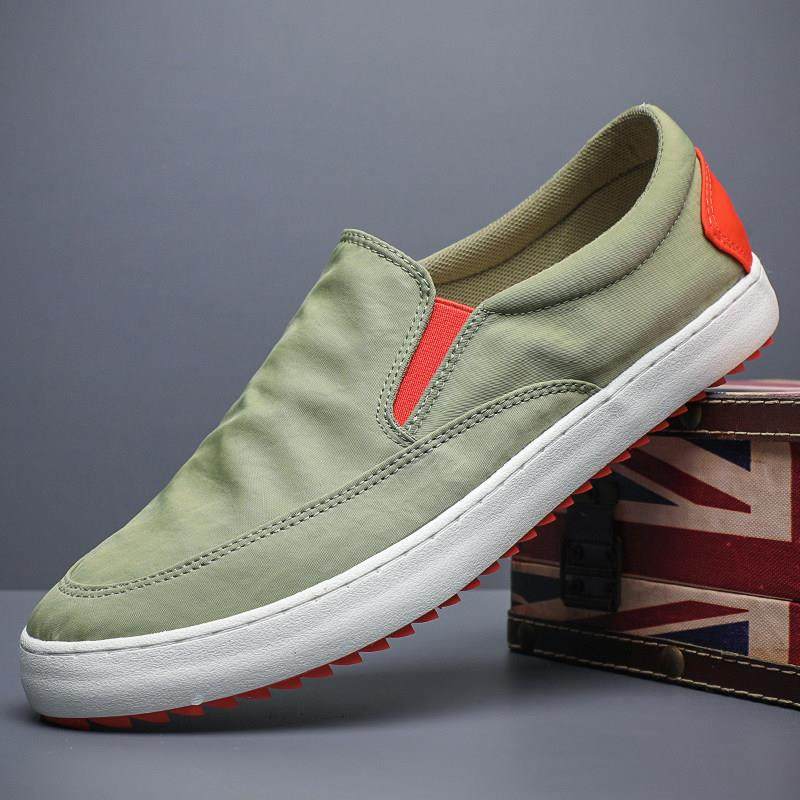 春秋新款男帆布鞋懒人一脚蹬驾车透气男士布鞋休闲板鞋0111z,淘宝优惠券,粉丝福利购,淘宝优惠卷