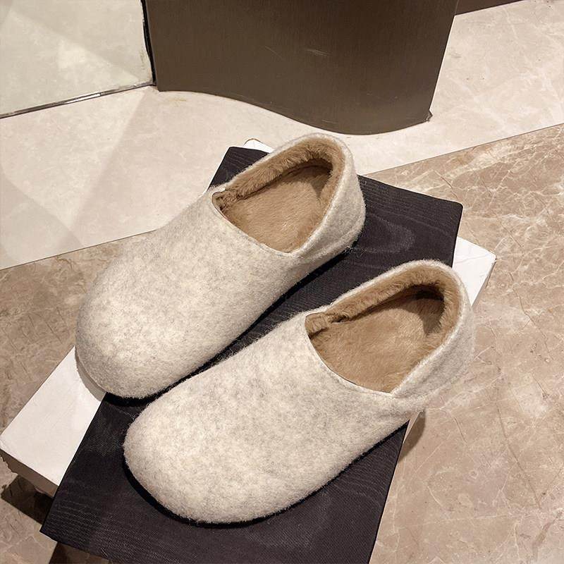 加绒勃肯鞋女2026春秋新款一脚蹬软底保暖毛毛孕妇豆豆棉鞋0115w,淘宝优惠券,粉丝福利购,淘宝优惠卷