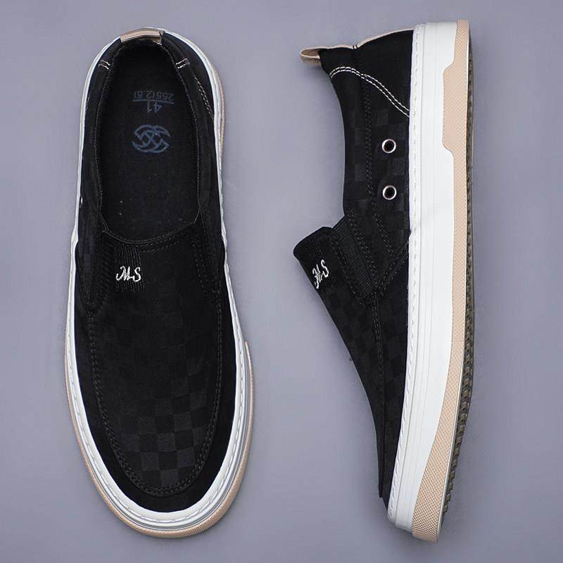 春秋2026年新款男士帆布鞋透气休闲一脚蹬布鞋软底开车鞋0123z,淘宝优惠券,粉丝福利购,淘宝优惠卷