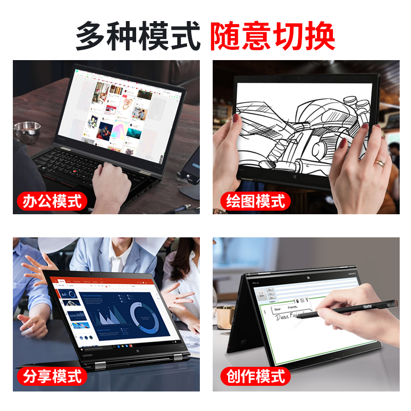 联想2020ThinkPad X1 Yoga2019商务办公用PC平板二合一笔记本电脑 - 图1