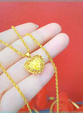 双爱心女款女超仙森系锁骨链气质酷潮 女士项链新品088甜酷风