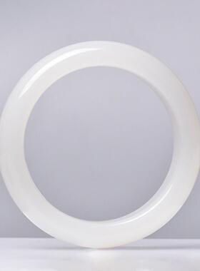 女小众设计不掉色新款 羊脂镯旺夫小红书同款少女镯子白玉手镯女