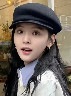 章若楠同款羊毛法式贝雷帽女款
