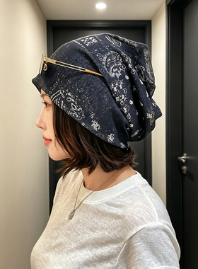 秋季女款透气显脸小堆堆帽