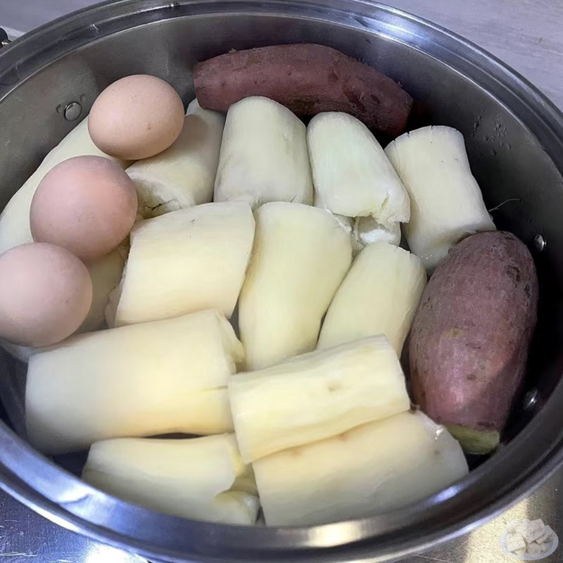 广西新鲜白肉生面包木薯种农家粉糯特产非海南即食黄心黄肉番薯苗 - 图1