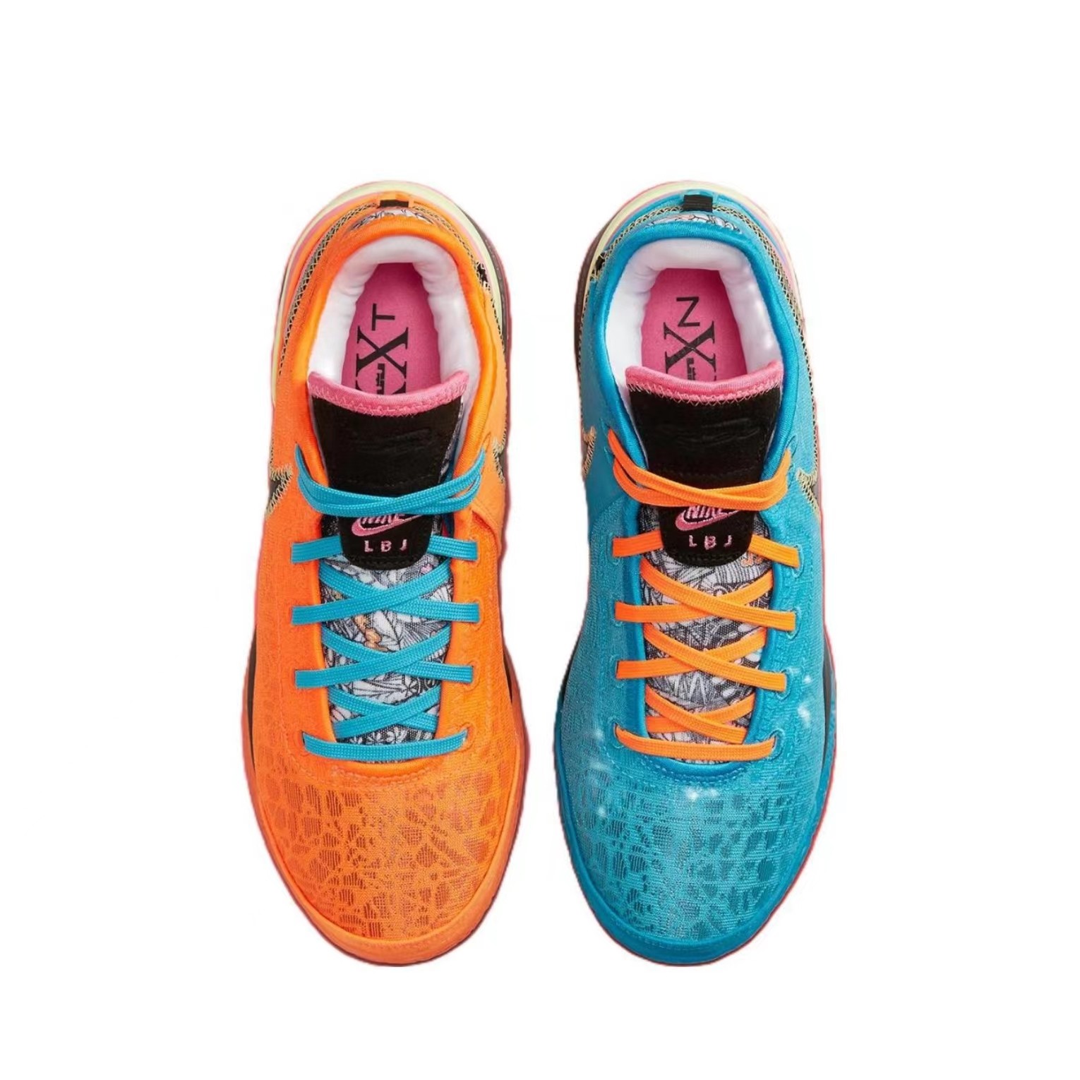 Nike/耐克 Zoom LeBron NXXT Gen男女同款篮球鞋蓝橙 DR8788-900 - 图1