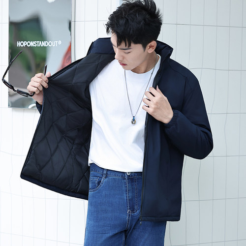 工作服男装冬季棉衣袄外套定制防风冲锋衣维修工厂车间汽修劳保服 - 图0