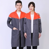 Демисезонный длинный нагрудник для работы, белый износостойкий лонгслив, рабочая одежда, делается под заказ