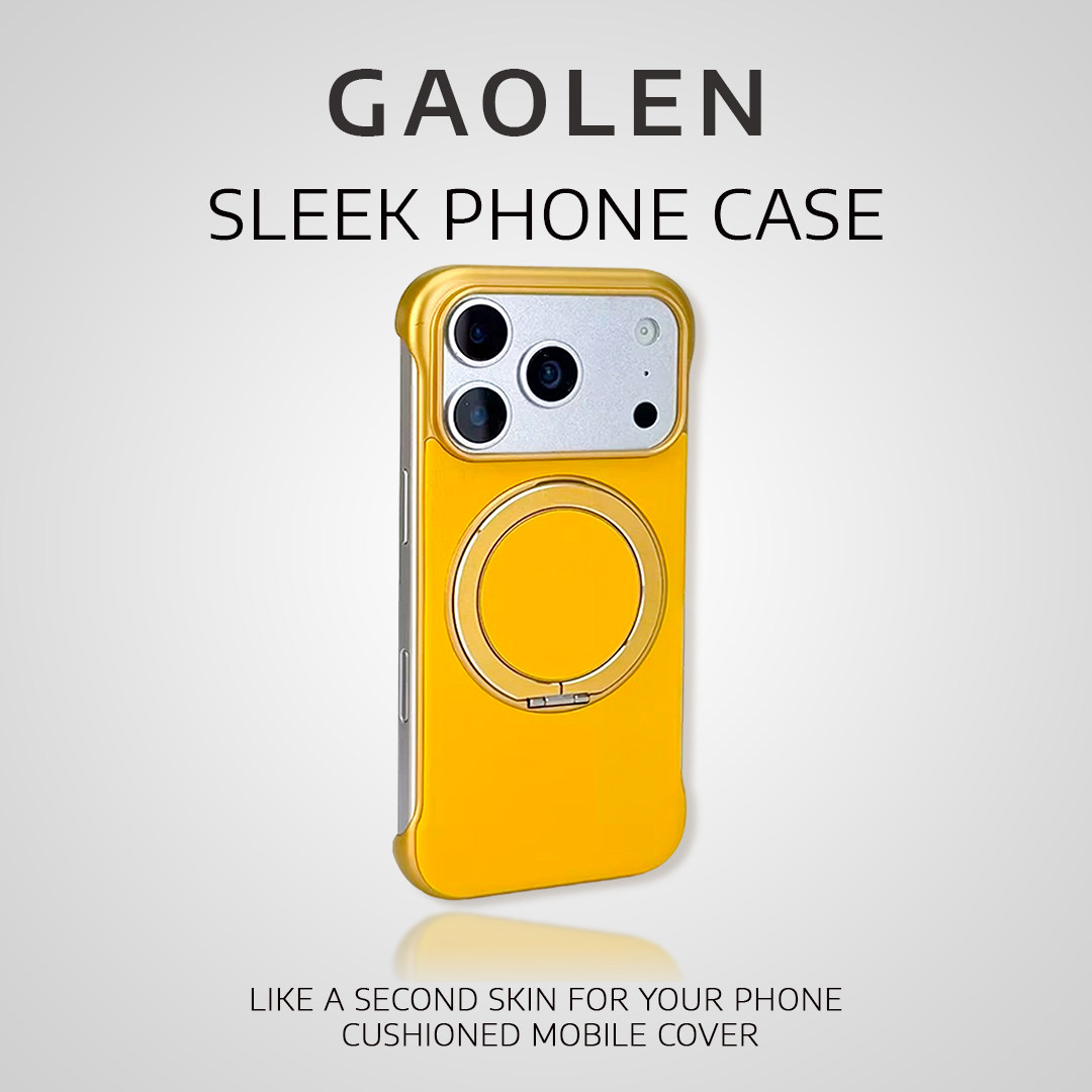 GAOLEN 零框感贴皮支架适用苹果17ProMax手机壳iphone16新款15Pm保护套14Pro透明ip13全包17p超火14air,淘宝优惠券,粉丝福利购,淘宝优惠卷