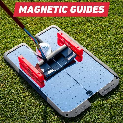 英国进口PUTTOUT高尔夫推杆镜子三层 磁吸免粘 配推杆门 杆头轨迹 - 图0