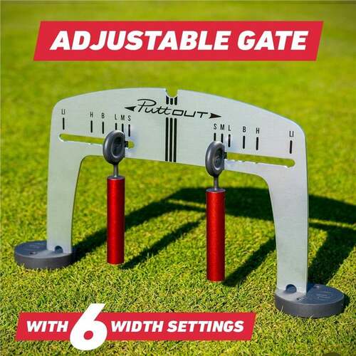 英国进口PUTTOUT高尔夫推杆镜子三层 磁吸免粘 配推杆门 杆头轨迹 - 图1