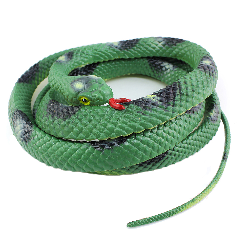 仿真软胶蛇玩具动物模型眼镜蛇蟒蛇假蛇软的整人吓人整蛊儿童礼物 - 图3