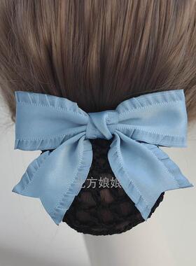 职业头花女护士发网蝴蝶结盘发网