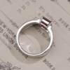 18K gold cultured diamond ring light luxury jewelry