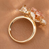 18K flower ring