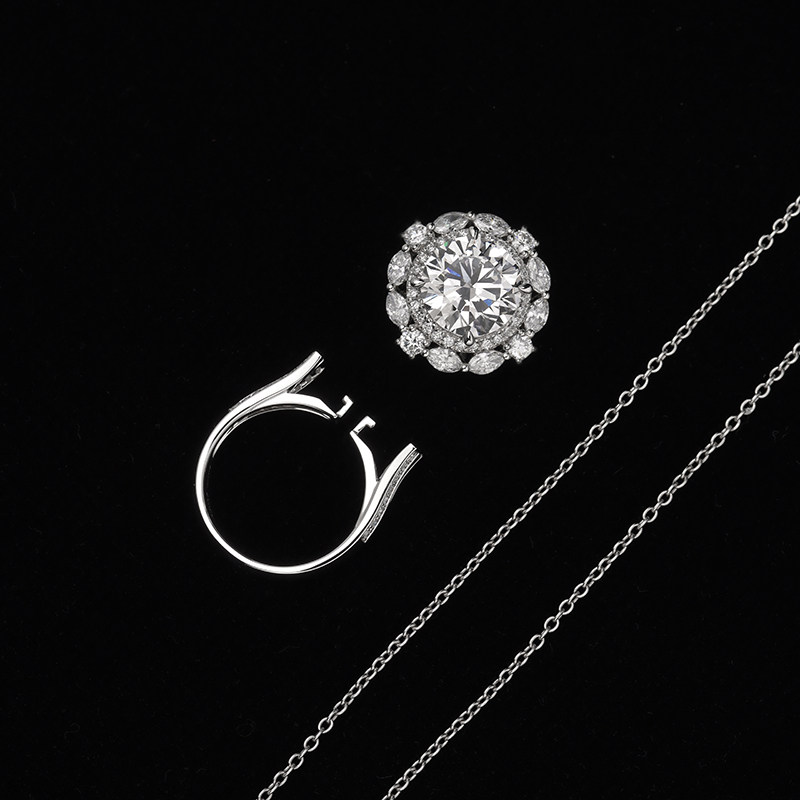 VINCARRY 18K gold cultured diamond ring, elegant, sophisticated, fashionable, versatile, light luxury, advanced customization, new product recommendation