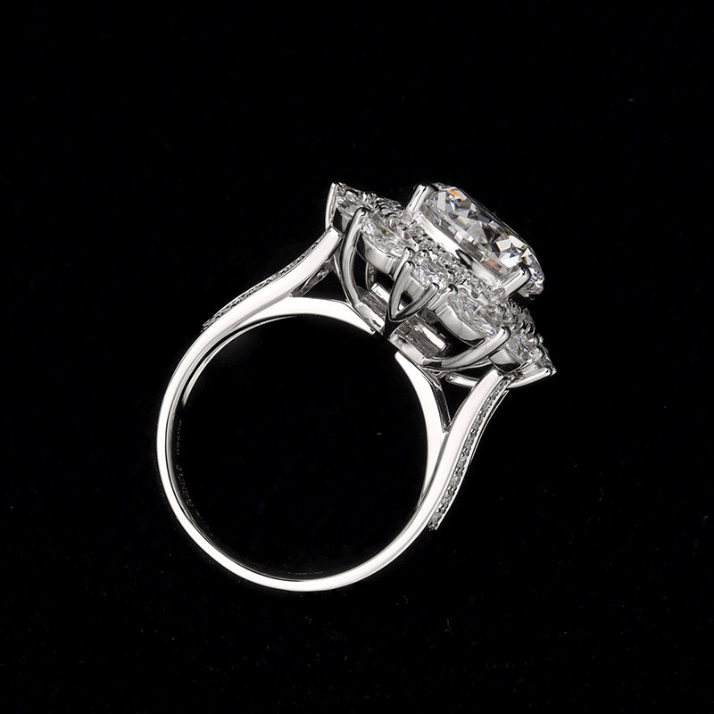 VINCARRY 18K gold cultured diamond ring, elegant, sophisticated, fashionable, versatile, light luxury, advanced customization, new product recommendation