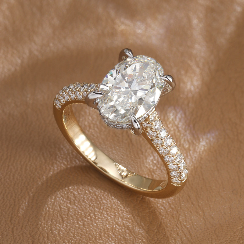 VINCARRY 18K gold colored treasure ring, elegant, delicate, versatile, light luxury, advanced customization, new product recommendation
