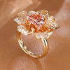 18K flower ring