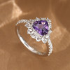 VINCARRY 18K gold colored treasure ring women's light luxury niche design jewelry high-end temperament hand jewelry