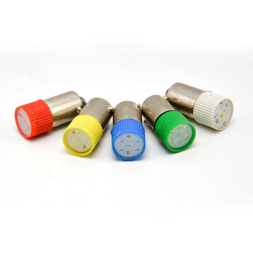 LED彩色按钮信号指示灯泡6.3V12V24V36V110V220V380V B9E10卡螺口 - 图2